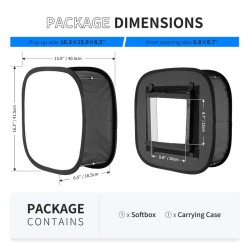 LED Light Panel Softbox for 600, 800, 660 LED Panel Light LED Light Panel Softbox for 600, 800, 660 LED Panel Light